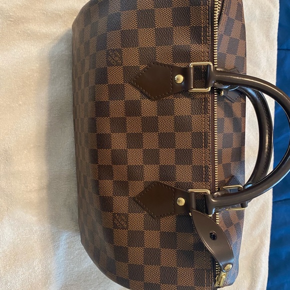 LOUIS VUITTON DAMIER EBENE PATTERN SPEEDY 30 - Picture 14 of 14